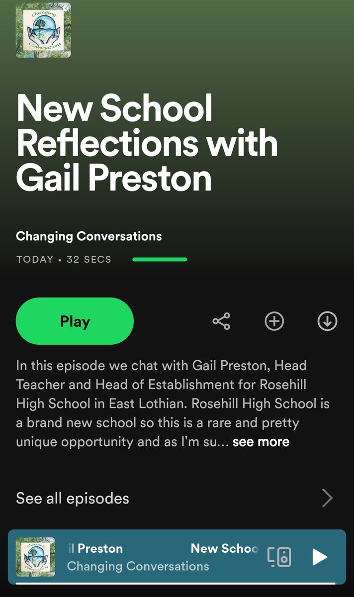 Ms_C_Roddy's tweet photo. Wait: I know that voice. It's only our very own @MsPrestonHT on @Changingconver1 this week! A great listen that conveys why there is so much excitement for @RosehillHS and a superb choice of "final quote for listeners"🌟 https://t.co/kfWw956CPo