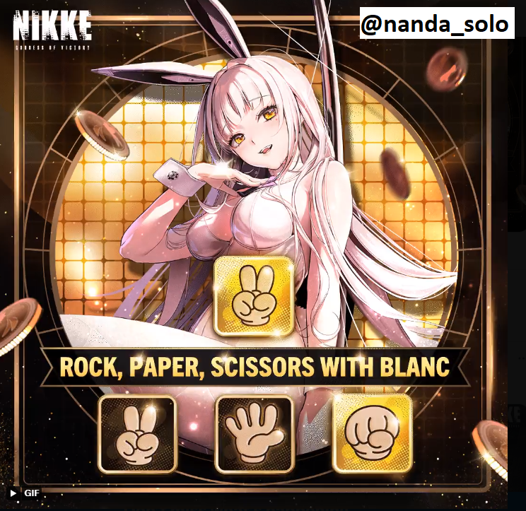 nanda_solo's tweet photo. @NIKKE_en Semoga Beruntung...
#NIKKELuckyBunny https://t.co/Q5mi7oP6TZ
