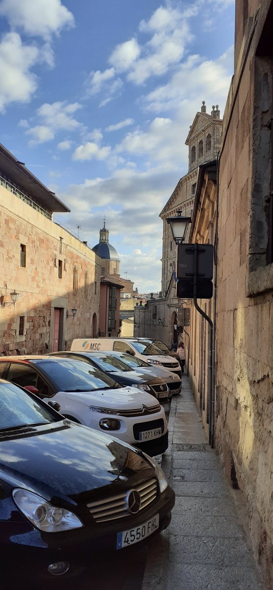 The school run after an early morning storm