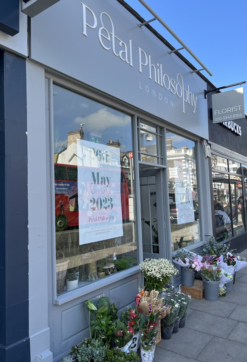 Pop on down to Petal Philosophy, a bloomin’ lovely addition to the #RaynesPark high street, with its grand opening today #florist