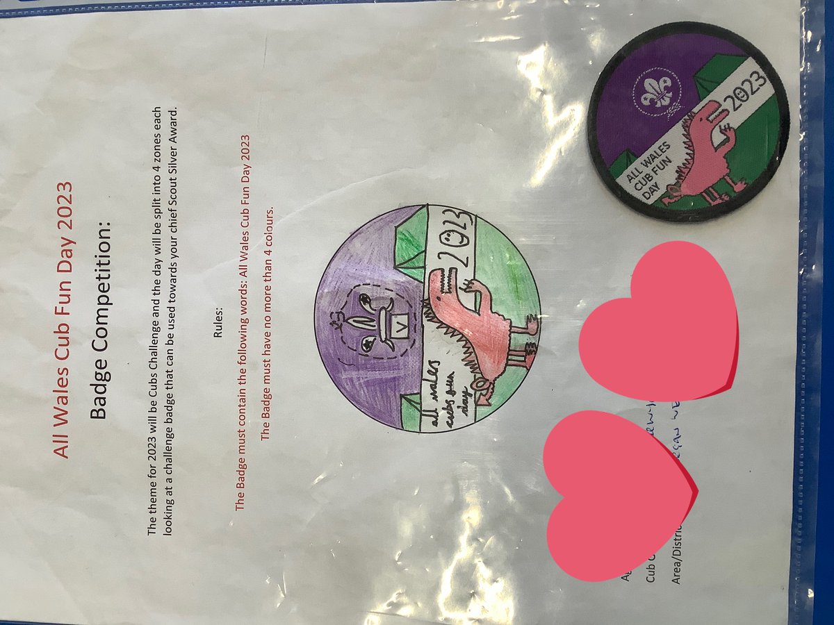 llanrhidianp's tweet photo. Wow! We are SO PROUD of this Pry Cop for winning an all Wales scout competition, designing this incredible badge. Da iawn a llongyfarchiadau! #LlanPryCop #LlanExp https://t.co/NoZtHASNY1