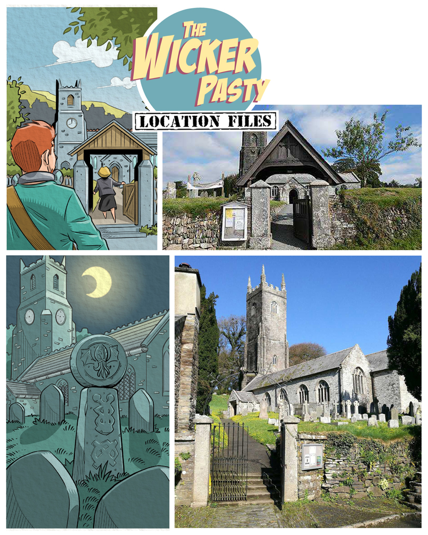 Location Files: the places in Cornwall that helped inspire #TheWickerPasty folk horror comic book.
Altarnun &amp; Lewannick parish churches near Launceston.
Back the Kickstarter kickstarter.com/projects/thebi… to find out more.
#Cornwall #Folkhorror #Folklore
