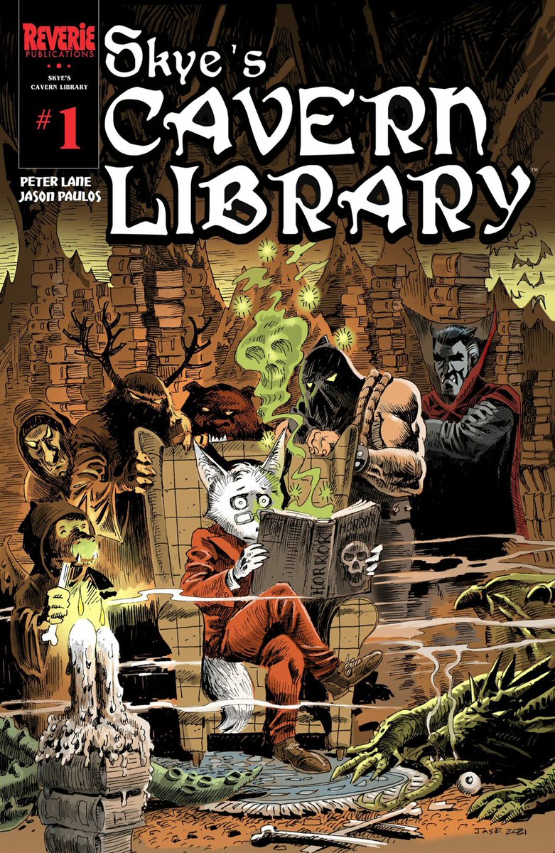 Welcome to the world of Skye’s Cavern Library!

Read the full article: Skye’s Cavern Library #1A (Physical)
▸ lttr.ai/ACJh5

#ComXshop #AustralianComics