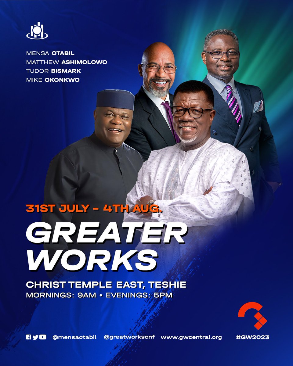 A season set apart for your turnaround. Get ready for GREATER WORKS 2023! #GW2023