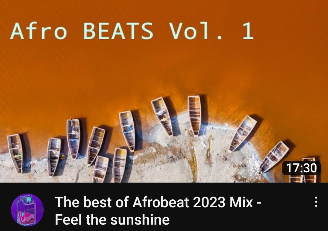 The #afrobeats from spring 23.
Enjoy the #mix on #soundsociety00
youtu.be/BePL6LGpeB4