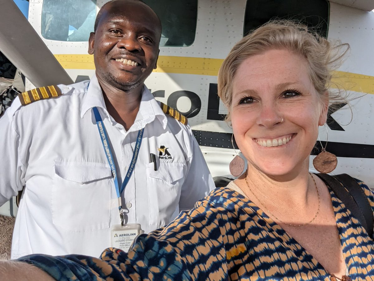 AerolinkUganda's tweet image. Friday Smiles and Good Vibes from Captain Leo and Lyndsay Harshman the Sales Manager- @classicafricasafaris.travel #AeroLinkTeam #safaritravel #safariairline #bushflying #safariexperts #bushpilots #weekendvibes #happypassengers #HappyFriday
