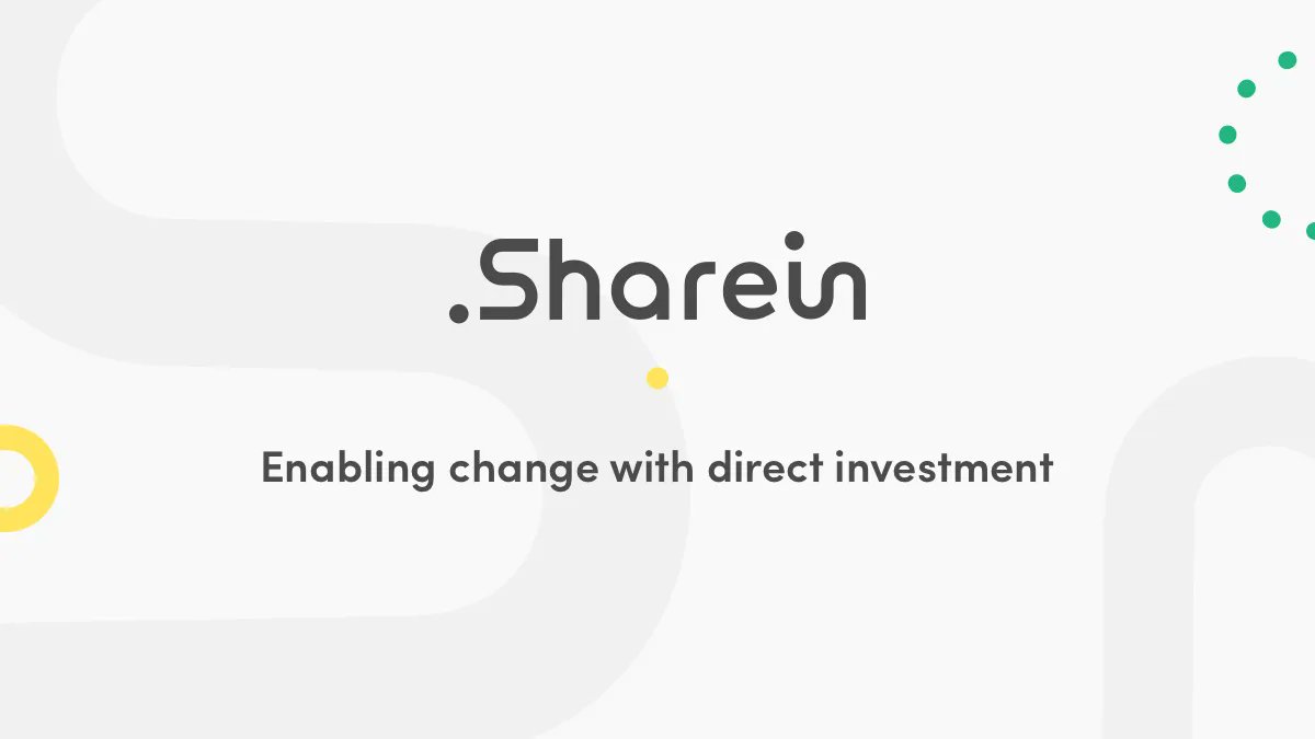 ShareIn: Enabling change with direct investment.

Find out more: buff.ly/3wI7NJS 

#EnablingChange #DirectInvestment #ImpactInvesting