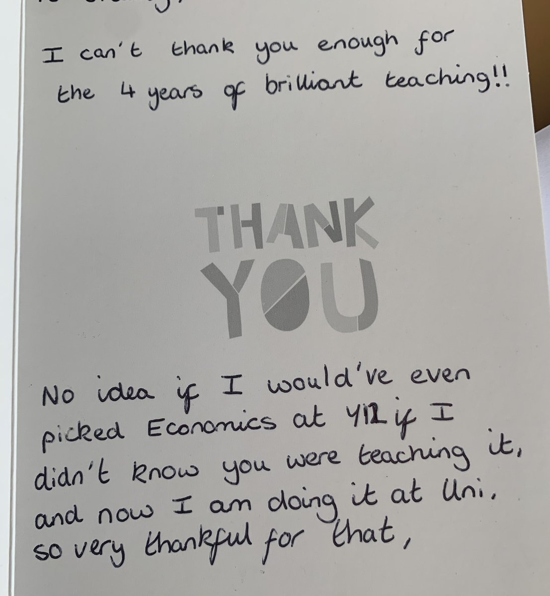 It’s moments like this that make it all worth it 🥹 It’s why we got into teaching  #edutwitter #edchatuk