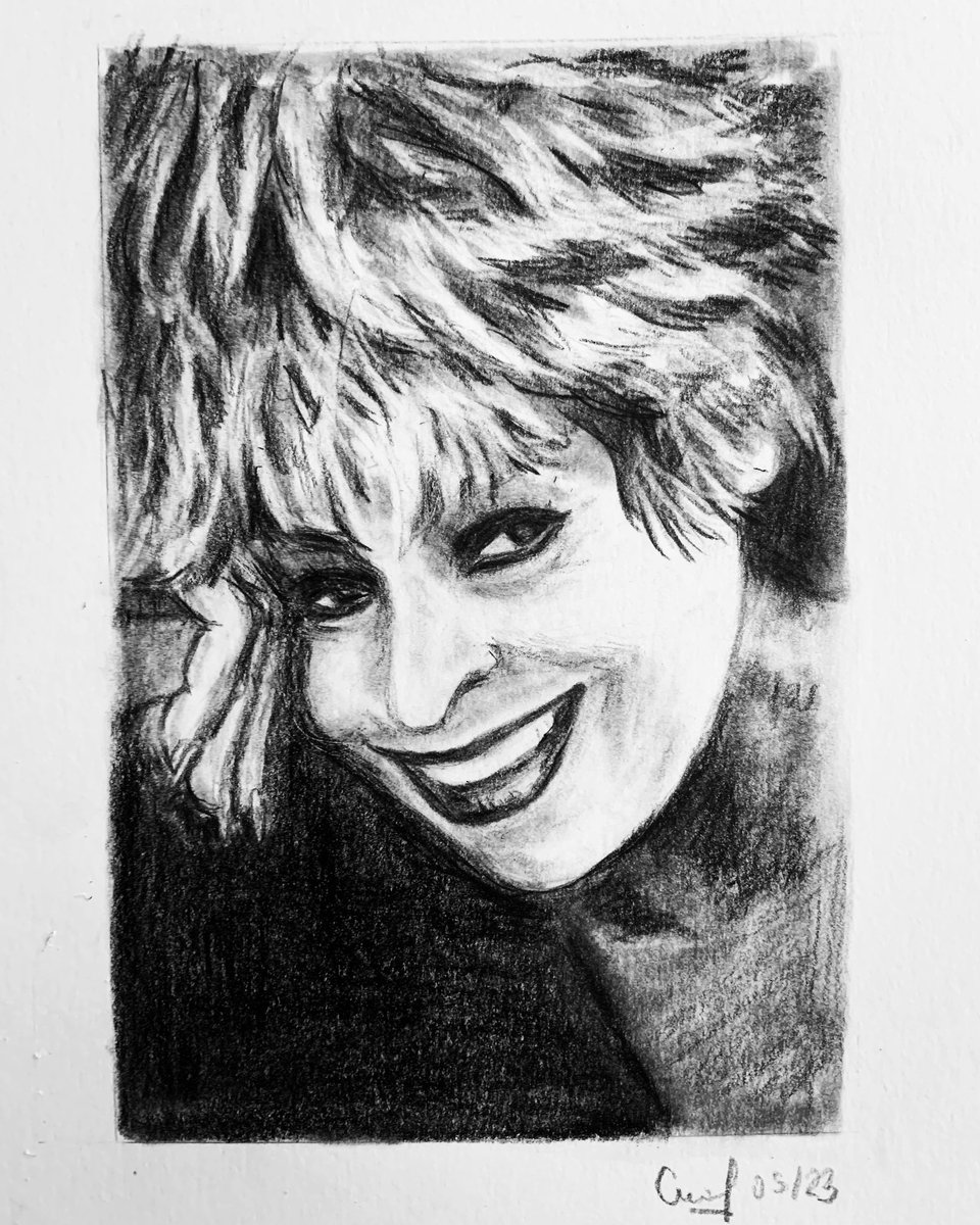 #riptinaturner #tinaturner #portrait #pencil #crayon #dessin #drawing