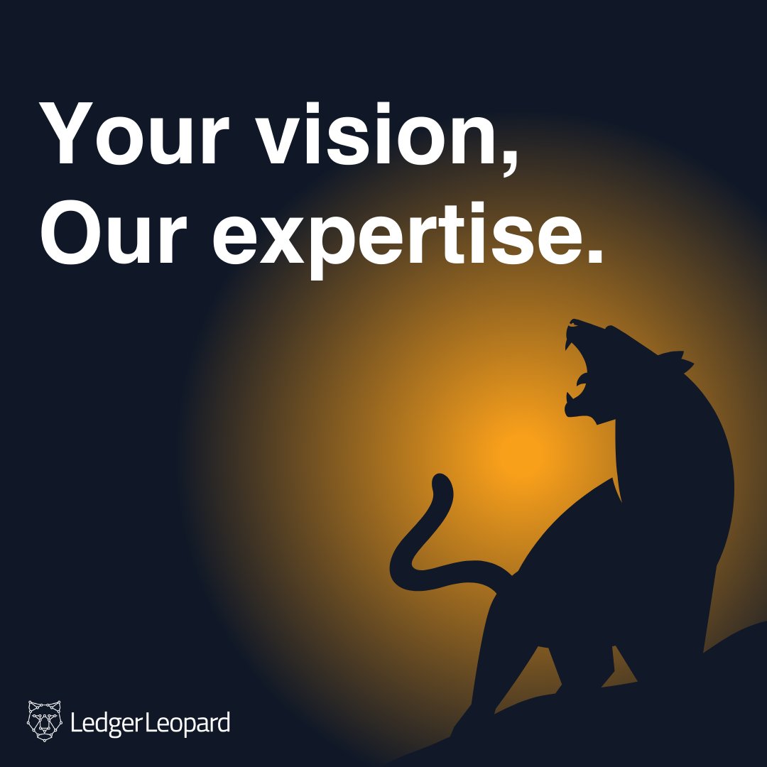 Your vision, Our Expertise. 

Read more about our Web3 Expertise: ledgerleopard.com/web3-expertise…

 #Web3 #Innovation #Supplychain #Blockchain #Solution  #technology #solutions #business #cuttingedge #experts