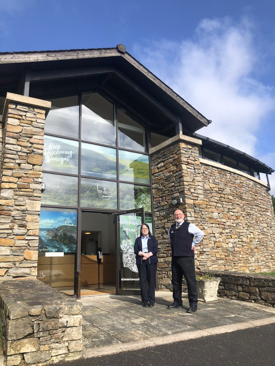 Say Hello to David, Travel Advisor at Letterkenny Tourist Information Office, who is now welcoming visitors to this stretch of the <a href="/wildatlanticway/">Wild Atlantic Way</a> . Pictured here with Claire Harkin, Senior Travel Advisor <a href="/Failte_Ireland/">Fáilte Ireland</a>. Letterkenny TIO now open Tuesday to Saturday 9-5.