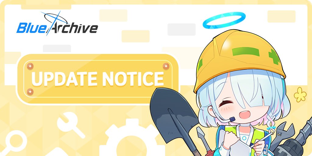 EN_BlueArchive's tweet photo. [Maintenance Notice]

We're currently under our 5/30 (Tue) scheduled maintenance, Sensei.
The game is unavailable while under maintenance.

Maintenance Period: 5/30 (Tue) 2:00 – 7:00 AM (UTC)
Details: https://t.co/GTyDDa0soA

※ Maintenance times may change based on conditions. https://t.co/nVgv4QxQ7v