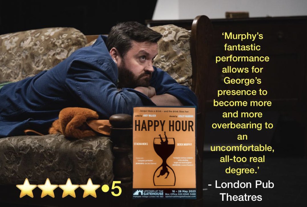 Derek Murphy (@derekmmurphy) on Twitter photo ‘HAPPYHOUR’ Running until Sunday <a href="/GatehouseLondon/">Upstairs At The Gatehouse</a>
Come see myself @StachaHicks & #EliPhilpott directed by the utterly amazing <a href="/lesleyamanning/">Lesley Manning</a> and written by the dream that is <a href="/ArchieTWalker1/">Andy Walker</a> . You’ll laugh, you’ll cry , you’ll feel ALL the feelings! #theatre #stage #arts ‘HAPPYHOUR’ Running until Sunday <a href="/GatehouseLondon/">Upstairs At The Gatehouse</a>
Come see myself @StachaHicks & #EliPhilpott directed by the utterly amazing <a href="/lesleyamanning/">Lesley Manning</a> and written by the dream that is <a href="/ArchieTWalker1/">Andy Walker</a> . You’ll laugh, you’ll cry , you’ll feel ALL the feelings! #theatre #stage #arts