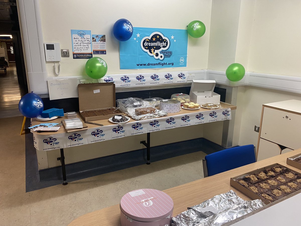 BarnsleyCCNTeam's tweet photo. Thank you to everyone who has baked and donated for todays Dreamflight bake sale. Happy Dreamflight Day!#Dreamflightday #Dreamflightday2023 https://t.co/uXfEhNN59H