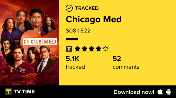 I've just watched episode S08 | E22 of Chicago Med! #chicagomed  tvtime.com/r/2Ptqc #tvtime