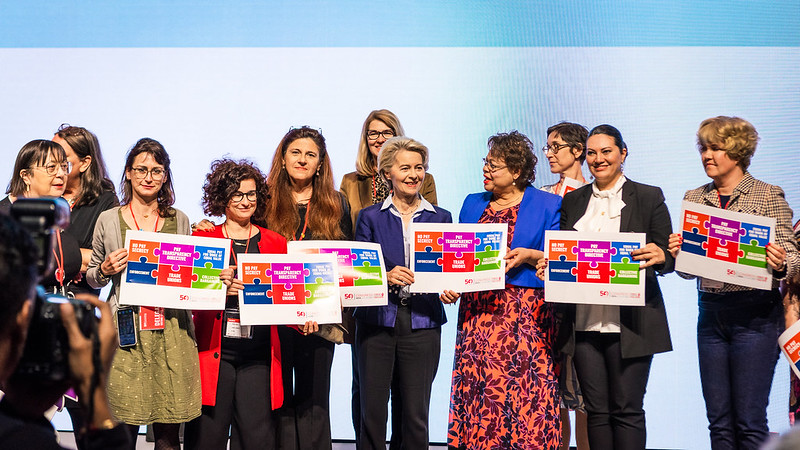 It's a wrap! The 15th <a href="/etuc_ces/">EUROPEAN TRADE UNIONS</a> congress just ended.

We were celbrating 5⃣0⃣ years of #ETUC and congratulations to the new elected #ETUC50 team!

Here some impressions of 4⃣ days of congress 👇