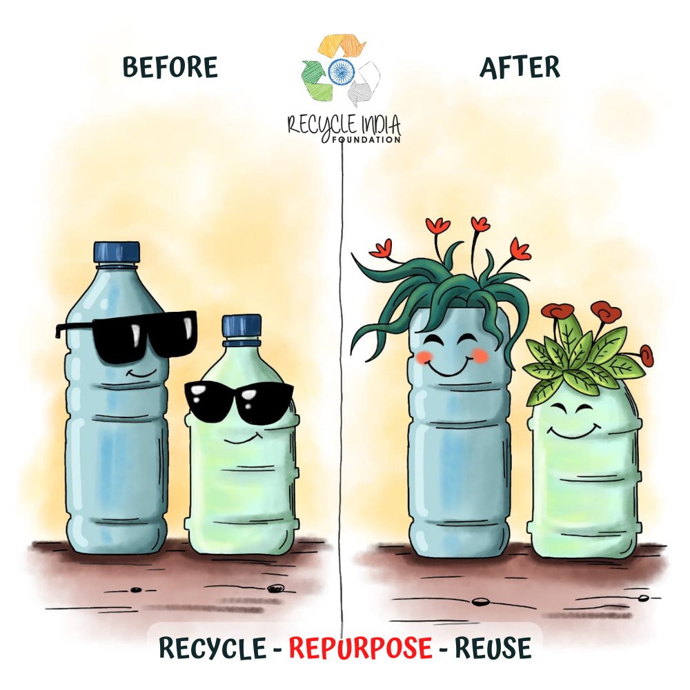 RRR mantra: Recycle - Repurpose - Reuse! 😍