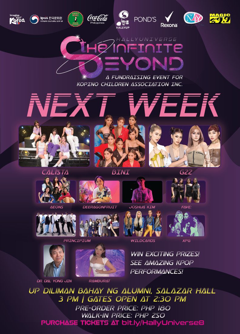 piedpaperph_'s tweet photo. Hello everyone! I’ll be giving away 5 tickets for the HallyUniverse The Infinite and Beyond for free! 

Below are the details and guests for the event.

Mechanics:
- rt and like
- follow us and @officialhallyup 

* ends tonight at 12 midnight!
* claiming of tix = tba https://t.co/ycVvSgHsqT