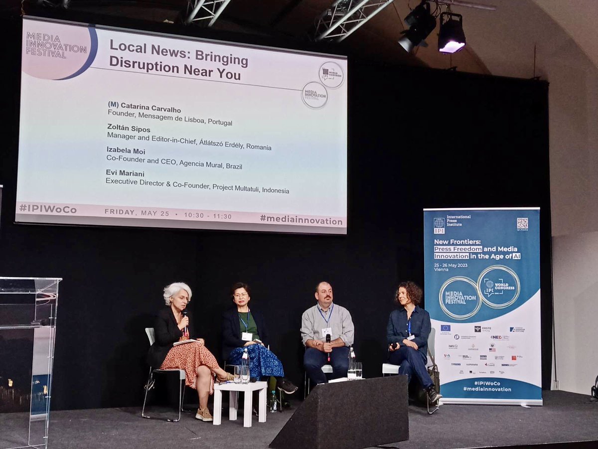 Fantastic to see two Reference members @Catcar16 and @SiposZoltan on stage together at the #IPIWoCo in Vienna! 🤩

The Reference Circle brings together organisations like theirs from across Europe to share and solve challenges together. Find out more 👉 referencecircle.eu