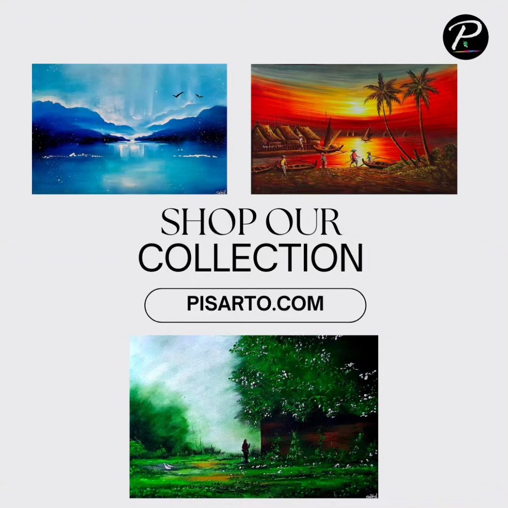 Embracing the awe-inspiring beauty of sunsets and nature's canvas.

 #Stylewithpisarto #NatureInArt #CaptivatingSunsets #pisarto #paintingforsale  #naturepainting #paintingoftheday #naturepaintings #sunsetlovers #sunsetart #painting  #sunset #homedecorstore #onlineartgallery