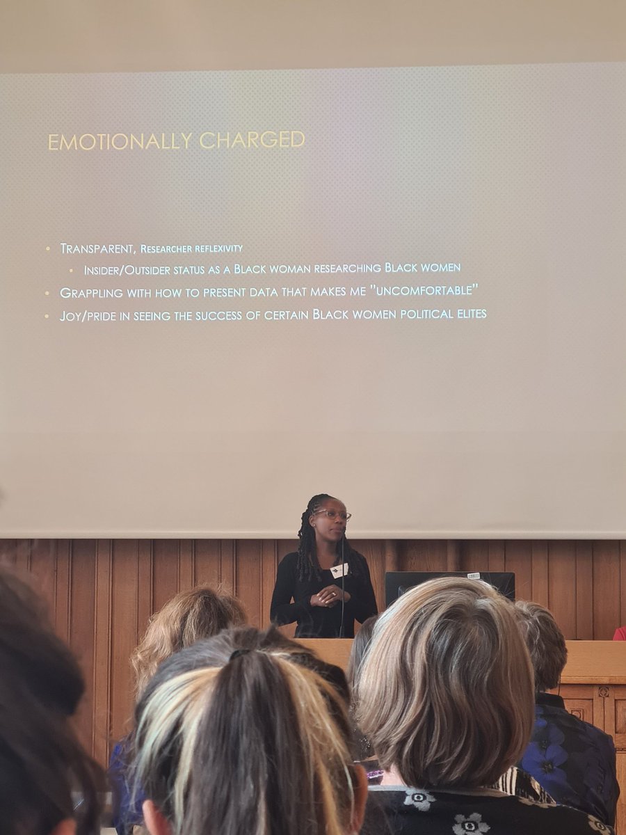 Amazing insight from Nadia Brown on 'Doing ethnographic research as a black woman on black women Political elites' during @EUGenDem #EUGenDem #politics #equality #conference #international #helsinki #Finland #gender #genderequality #blackwomen #blackfeminism #strongobjectivity