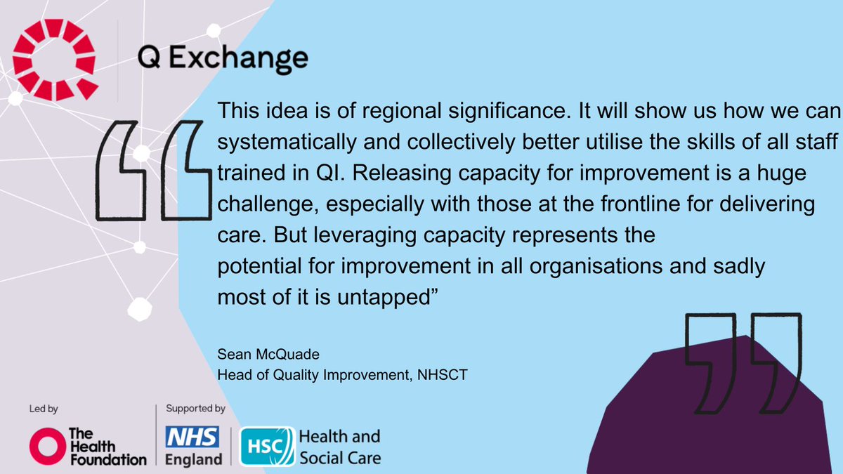 #QExchange voting has started!
Q Members we need your support. Have you voted? Pls vote for #HSCQI Network collective project @seanmcquade01  <a href="/jmortonQI/">Jacqueline Morton Head of Quality Improvement</a> <a href="/Iain78NI/">IMcDougall</a> @jharpurslt @campervanofdreams
 <a href="/louiseodalaigh/">Louise O'Dalaigh</a> <a href="/DrAnitaRowe/">Anita Rowe</a> 
See project and vote pls!   q.health.org.uk/get-involved/q…