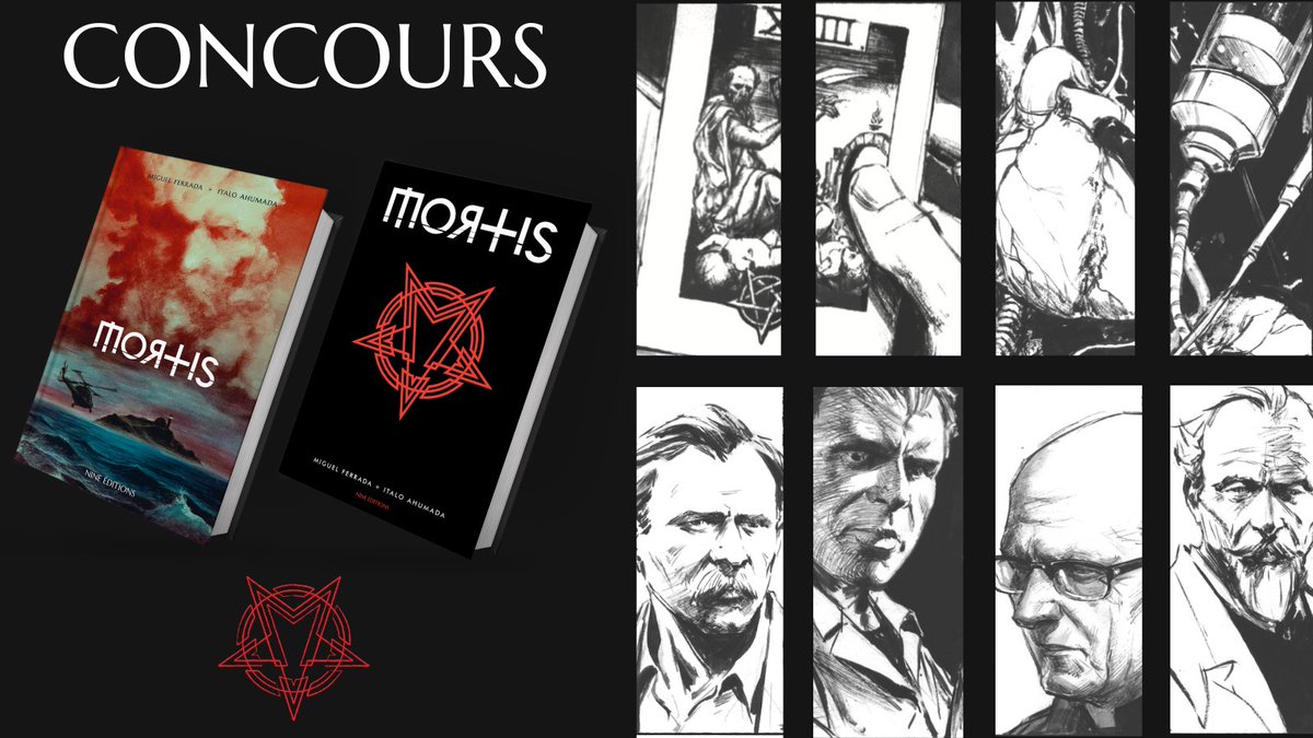 #CONCOURS
🎁Remporte le roman graphique Mortis

🏆2 exemplaires / 2 gagnants : 1 regular, 1 collector

Pour participer RT + follow @NineEditions

🌟Joue aussi sur Insta et FB
📆TAS le 14/06

🤫1 Collector dédicacé à gagner sur Ulule
fr.ulule.com/mortis-graphic…
#comics #romangraphique