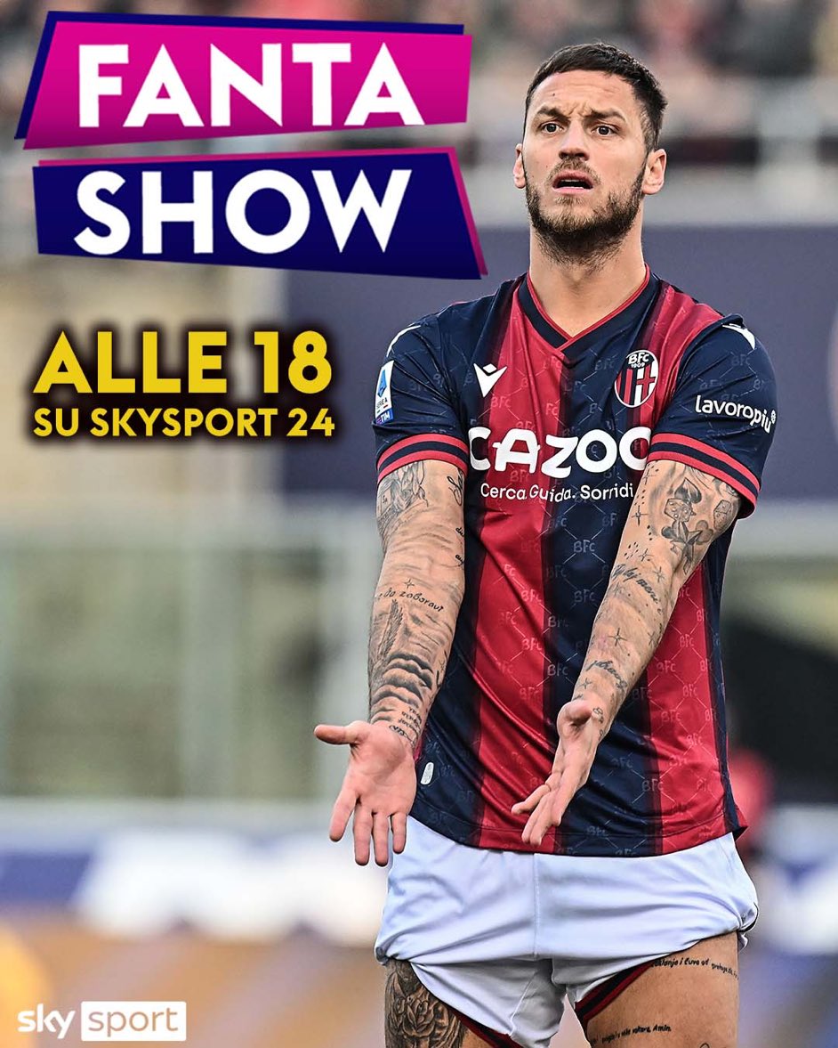 Mario Giunta (@mariogiunta) on Twitter photo ๐ FantaShow
๐บ SkySport24
โ๏ธ 18,00
๐ <a href="/AndreaM_86/">Andrea Marinozzi</a> , <a href="/alesugoni/">alessandro sugoni</a>, <a href="/fains/">Valerio Spinella</a>
๐ง Chiaraluce
<a href="/SkySport/">skysport</a> ๐ FantaShow
๐บ SkySport24
โ๏ธ 18,00
๐ <a href="/AndreaM_86/">Andrea Marinozzi</a> , <a href="/alesugoni/">alessandro sugoni</a>, <a href="/fains/">Valerio Spinella</a>
๐ง Chiaraluce
<a href="/SkySport/">skysport</a>