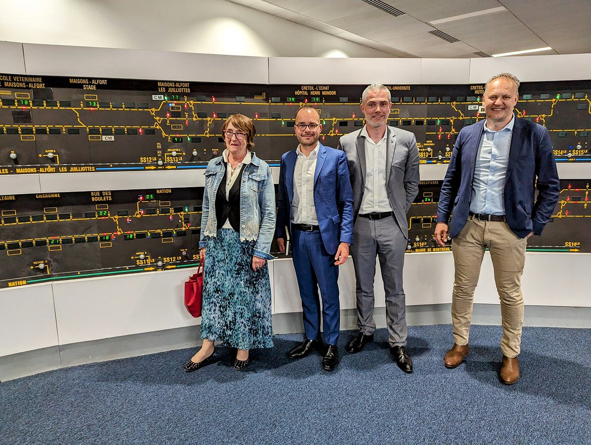 [Visite] Marie-France Parrain, Maire de Maisons-Alfort, Edgar Mathe-Raffaelli, attaché parlementaire de <a href="/MichelHerbillon/">Michel Herbillon</a> et Romain Maria, Conseiller régional <a href="/iledefrance/">Région Île-de-France</a> et Maire-adjoint de Maisons-Alfort, ont été accueillis sur le réseau le 24 mai dernier.