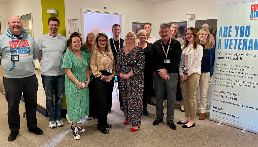 Really interesting visit to @CombatStress yesterday to meet with staff and veterans at their new Edinburgh Hub. It was great to hear more about their services and veterans' personal experiences of using them. #veteransmentalhealth #veteransvoices #itsokaytoaskforhelp