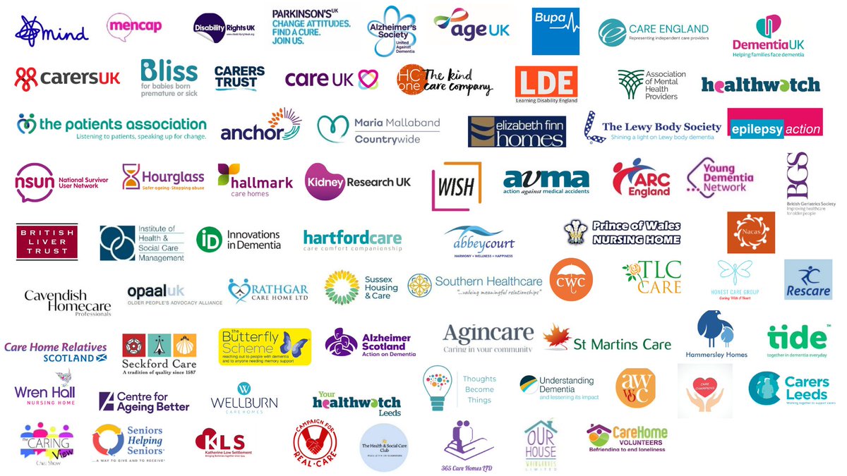 How amazing is the ever growing list of Charities, Care Groups, Care Homes & Support orgs, pledging their support to #GloriasLaw - welcome to @LearningDisEng @HallWren @LiverTrust @klsettlement @AssocMHP. Thank you all for your support #rightsforresidents