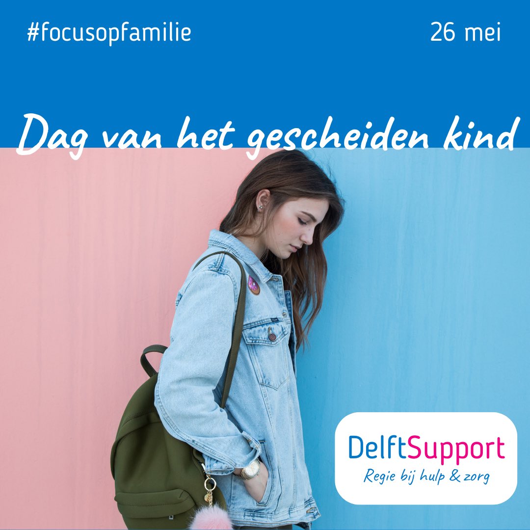 Jaarlijks krijgen ongeveer 86.000 kinderen te maken met de scheiding van hun ouders. De ‘Dag van het Gescheiden Kind’ is in het leven geroepen om hun een stem te geven. Kijk op onze website voor het hulpaanbod in Delft. #dagvanhetgescheidenkind #delftsupport #focusopfamilie