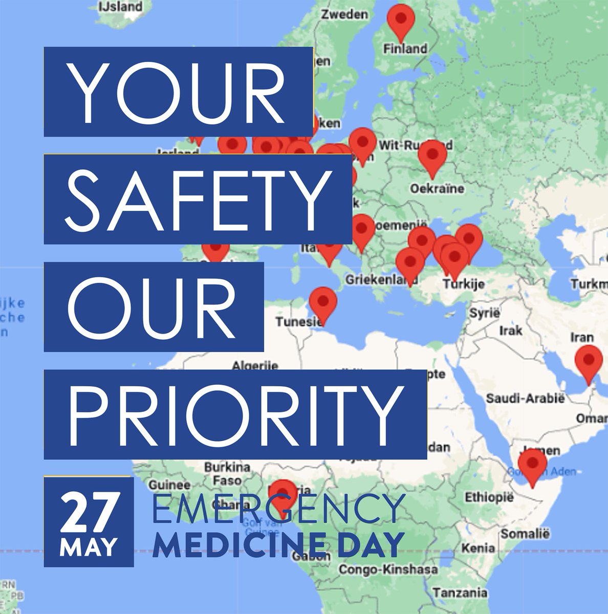 What are you doing on Emergency Medicine Day, 27 May? Share your activities on the map of impact. Send to isupport@emergencymedicine-day.org #YourSafetyOurPriority #EmergencyMedicineDay #PatientSafety
P.S. You can donate to EM-related projects on the EM-Day website!