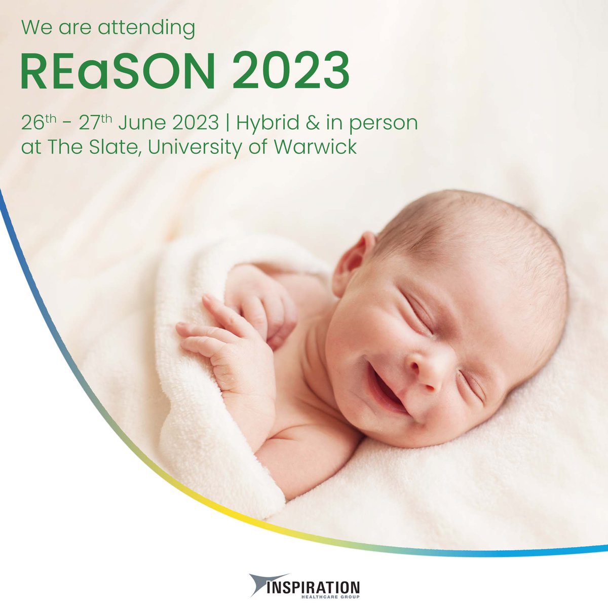 IHC Group are excited to announce we will be attending this year's REaSoN meeting.
This hybrid event is taking place at the Slate at the University of Warwick.
We will be showcasing our neonatal product portfolio and Genedrive®
Are you going?
#WeAreInspiration #reason2023