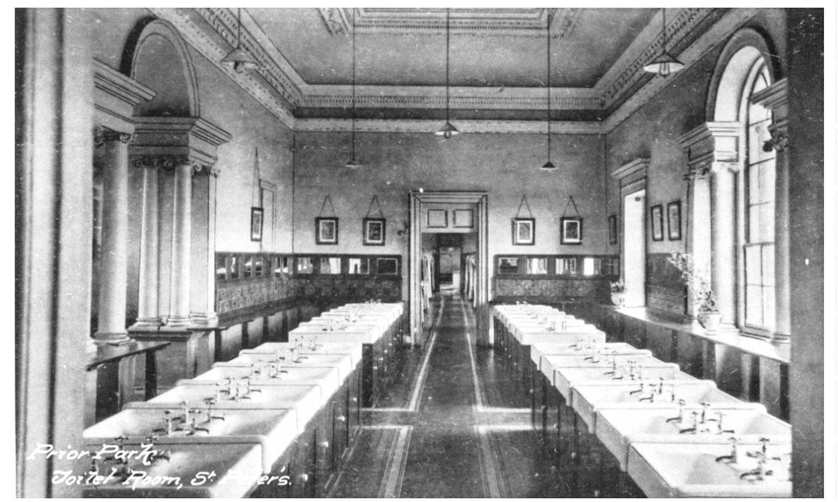 Prior Park toilet room, St Peters, c 1900.