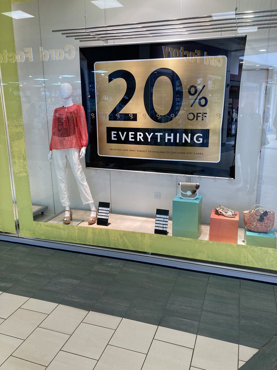 mazza176's tweet photo. @peacocks This caught my eye when I saw  discount off EVERYTHING….. but then the small print says it’s only selected lines!!! Contradiction of words, surely?? Very misleading advertising!! https://t.co/ZFoowbV3Al