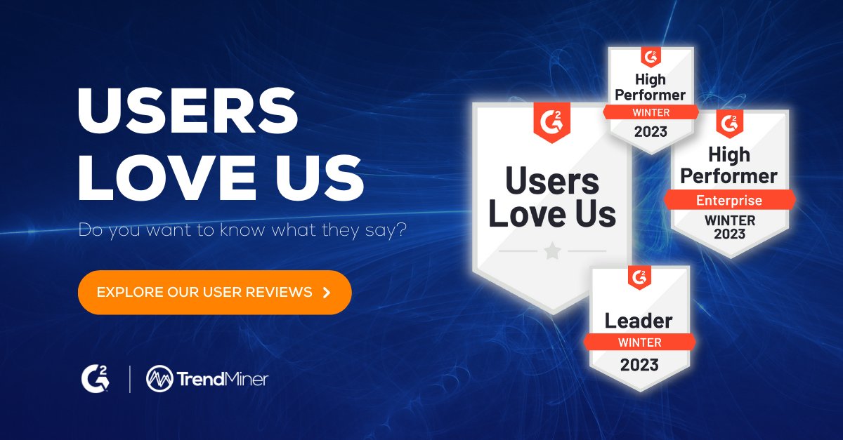 Our Next Generation Production Client continues to delight its users!

👉 Read our newest reviews on G2: bit.ly/40m7OPh 

#proudteam #software #customerfeedback #advancedanalytics #manufacturingsoftware #processindustry #trendminer #softwareag