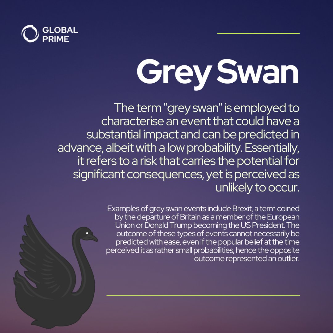 GlobalPrimeFX's tweet photo. The term 'Black Swan' used to capture most if not all abnormal events in the market. These days, that’s no longer the case.
That's why we’ve evolved to break down ‘swan-type’ events into three colors⚡️
https://t.co/G1quH6kqSA 🔥
#SwanEvents #trading #blackswanevent #forex https://t.co/IVJg8BXICv