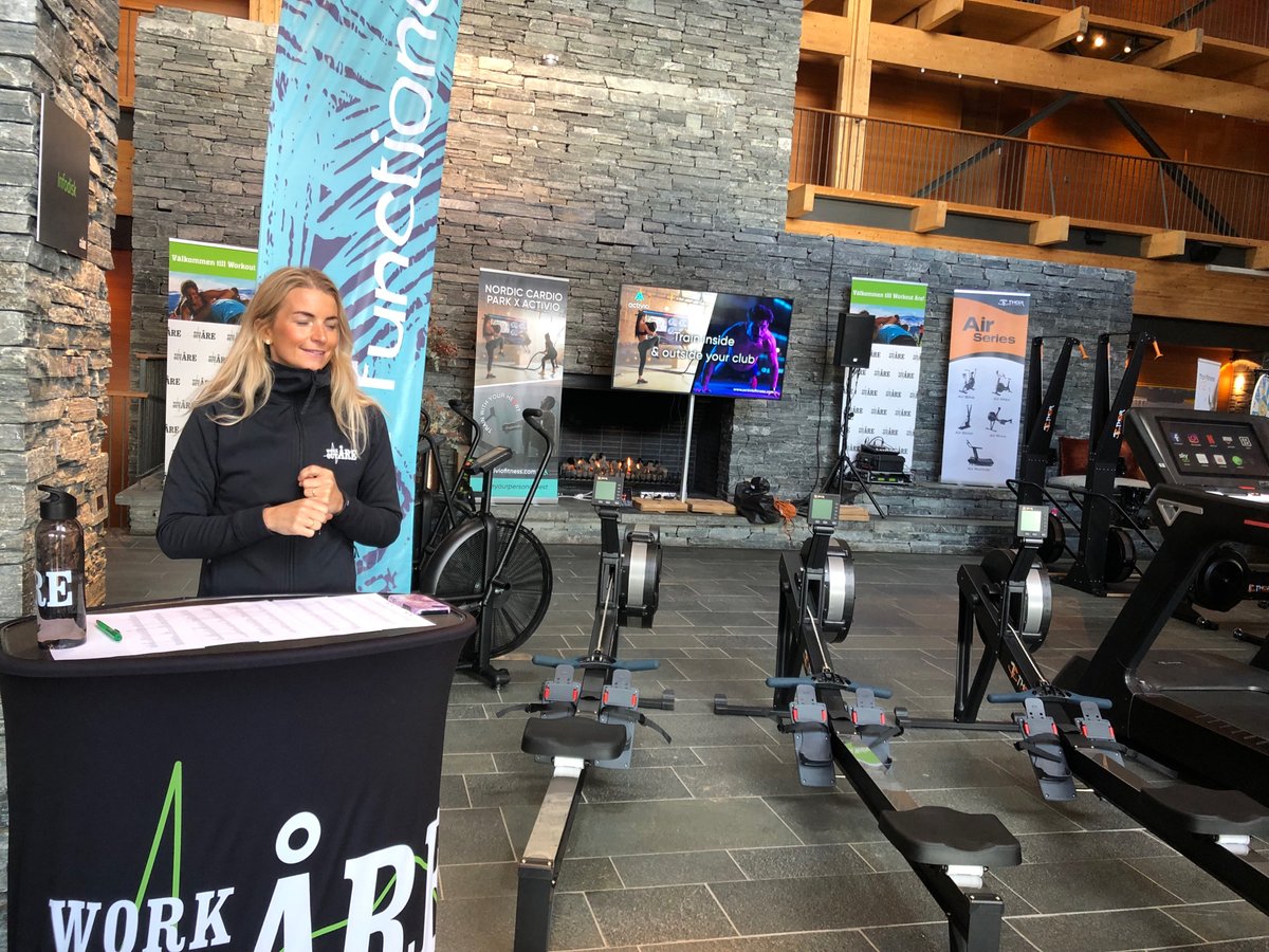 Activio's tweet image. Nu kör vi Workout Åre🏋🏼‍♀️🚴🏻‍♂️🧘🏻‍♀️ 
Sveriges roligaste och trevligaste konvent🤩🫶🏼

#WorkoutÅre #CopperhillMountainLodge #Träning #Hälsa #Gym #Fitness #Pulsträning #Watt_träning #FTP #Cykling #NordicCardioPark #Yoga #Löpning #HIIT #Running #BeYourPersonalBest