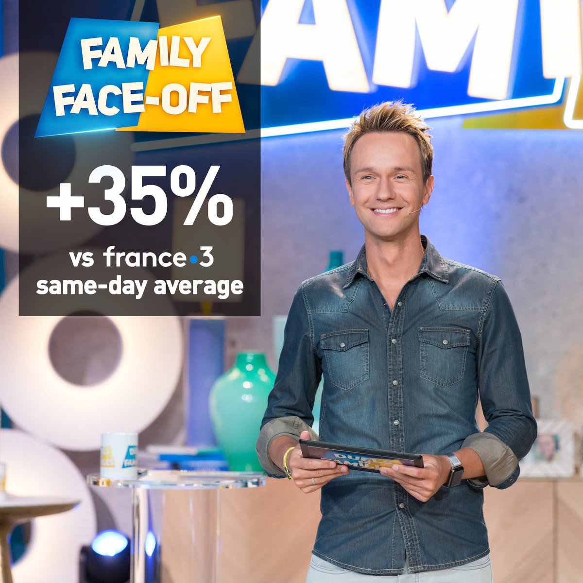 CAN'T STOP media on Twitter "🔥🔥🔥 Fantastic ratings for FAMILY FACEOFF on France3tv 🇫🇷