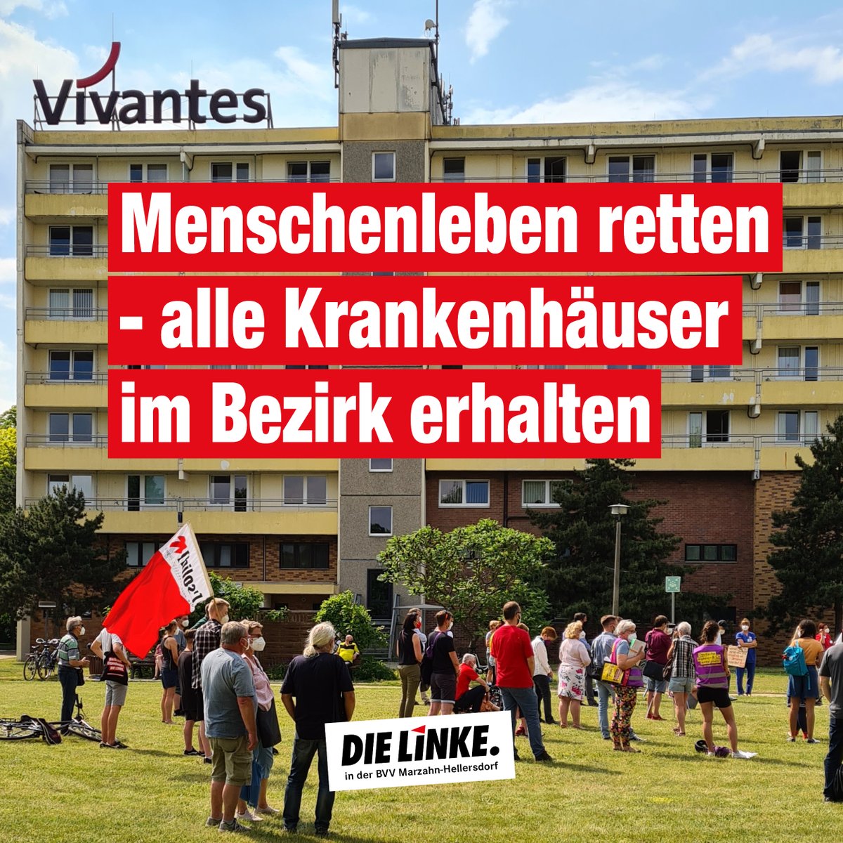 Da die Versorgung von Menschen mit Notfällen oder mit geplanten Operationen in den Krankenhäusern  jetzt schon täglich an seine Grenzen stößt, muss eine mögliche Schließung  unserer Krankenhäuser im Bezirk unbedingt verhindert werden. #krankenhausreform

 linksfraktion-marzahn-hellersdorf.de/aktuelles/aktu…