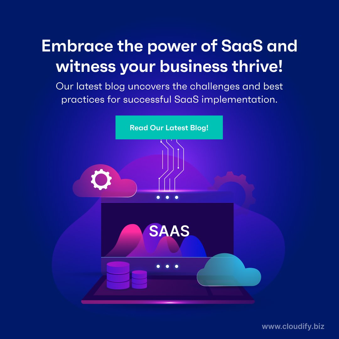 Boost Your Business with SaaS! Discover Best Practices to Overcome Implementation Challenges. Read more: hubs.li/Q01QNPNn0

#CloudifyApS #SaaSimplementation #experttips