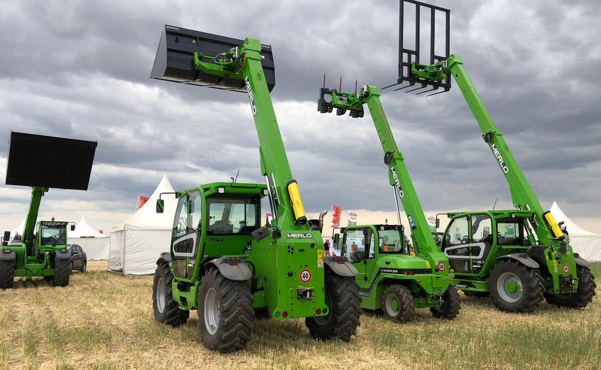 noticiasmaquina's tweet image. Merlo lleva sus últimos manipuladores telescópicos a Demoagro #AGRÍCOLA #DEMOAGRO #EWORKER #manipuladores #Merlo  dlvr.it/SpfYkv