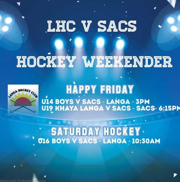 It's the hockey weeeekend baaaaaby <a href="/damanev_vuyo/">Ryan ®️</a> <a href="/KraaiZenani/">Zen Kraai (shaun)</a> <a href="/ssimetu/">Siyabulela Simetu</a> <a href="/WPBoys_Hockey/">WPBoysHockey</a> <a href="/owenmaqula/">OWEN</a> <a href="/BayandaSimetu10/">YUPI</a> <a href="/Ngile21/">Lungile Tsolekile</a> <a href="/Lunga_26/">Lunga</a>