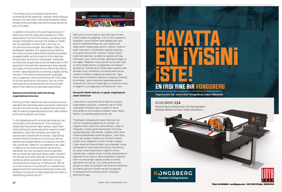 grup_lidya's tweet photo. #news #haber Aykut Savbol, GMY, DGM
#lidyagrup #lidyagroupuk #servis #service #dijitaldeneyimveeğitimüssü #digitalexperienceandtrainingcenter #Xerox #Efi #Kongsberg #Sutec #Epson #printer #printing #baskısektör #digitalcuttermachine #matbaateknikdergisi #matbaateknikmagazine https://t.co/YdbrKPkFVh