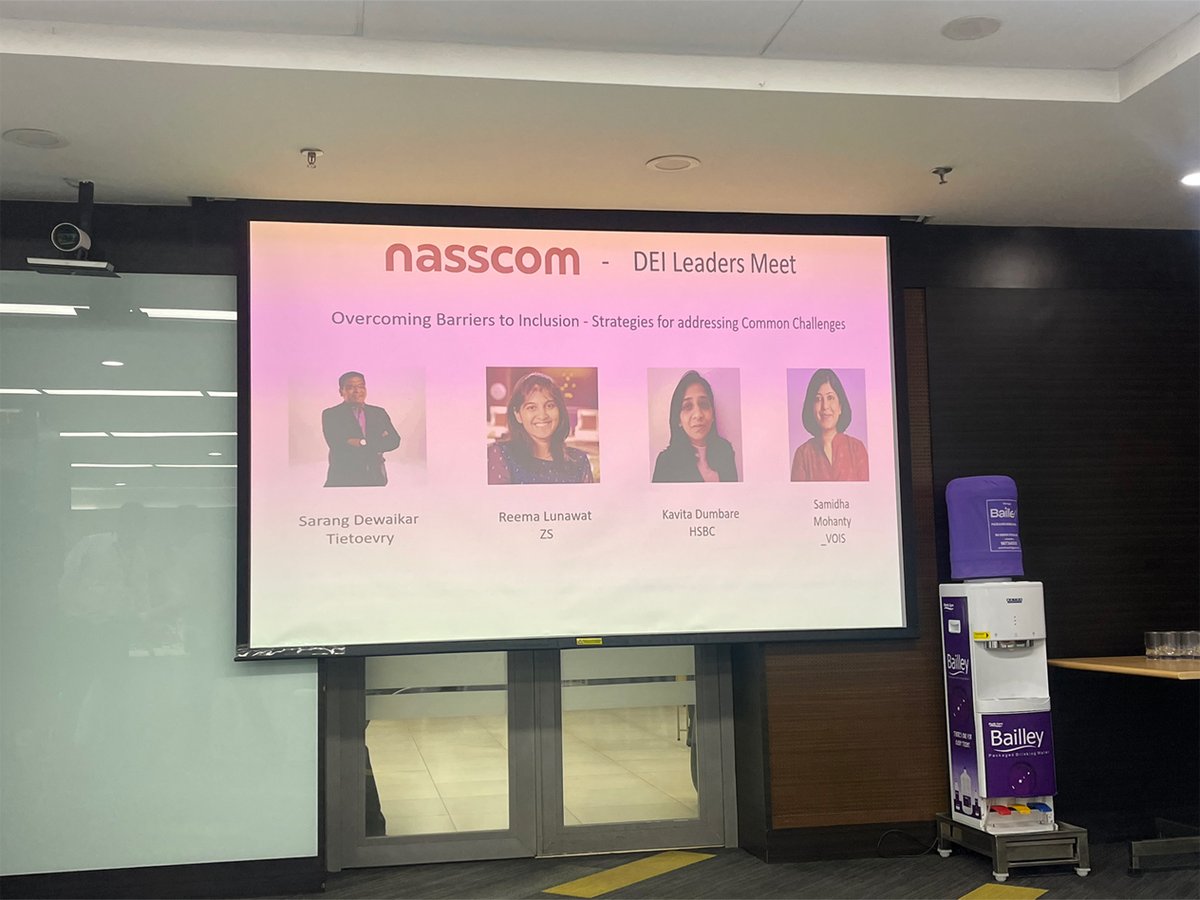 Sarang Dewaikar, from &lt;a href=&quot;https://twitter.com/hashtag/TietoevryIndia?src=hash&quot; target=&quot;_blank&quot;>#TietoevryIndia&lt;/a>, moderated a panel discussion on ‘Overcoming Barriers to Inclusion: Strategies for Addressing Common Challenges’ at NASSCOM DEI Leaders Meet in Pune. Read more about our participation: &lt;a href=&quot;https://t.co/IRfQ0d09d1&quot; target=&quot;_blank&quot;>bit.ly/3qdSs2F&lt;/a>

&lt;a href=&quot;https://twitter.com/hashtag/DEI?src=hash&quot; target=&quot;_blank&quot;>#DEI&lt;/a> &lt;a href=&quot;https://twitter.com/hashtag/inclusion?src=hash&quot; target=&quot;_blank&quot;>#inclusion&lt;/a> https://t.co/daULmOWgaH