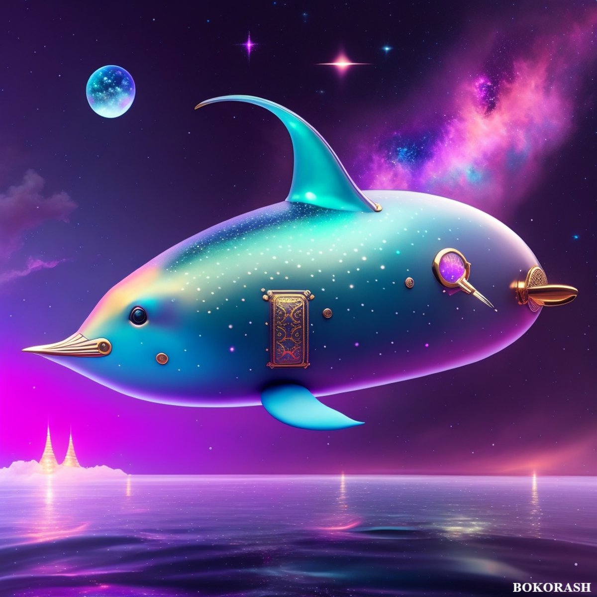 NFTBOKORASH's tweet photo. 🌌 Dive into the depths of the cosmos with our newest #NFT - 'Nebula Narwhal Nexus'. A unique blend of the celestial and the marine in the #BOKORASH collection. Claim your slice of the digital cosmos now! 🚀RT & ❤️#CryptoArt #NFTCommunity #Blockchain #Ethereum #NFTCollector #Art https://t.co/DvUrhnVzFo