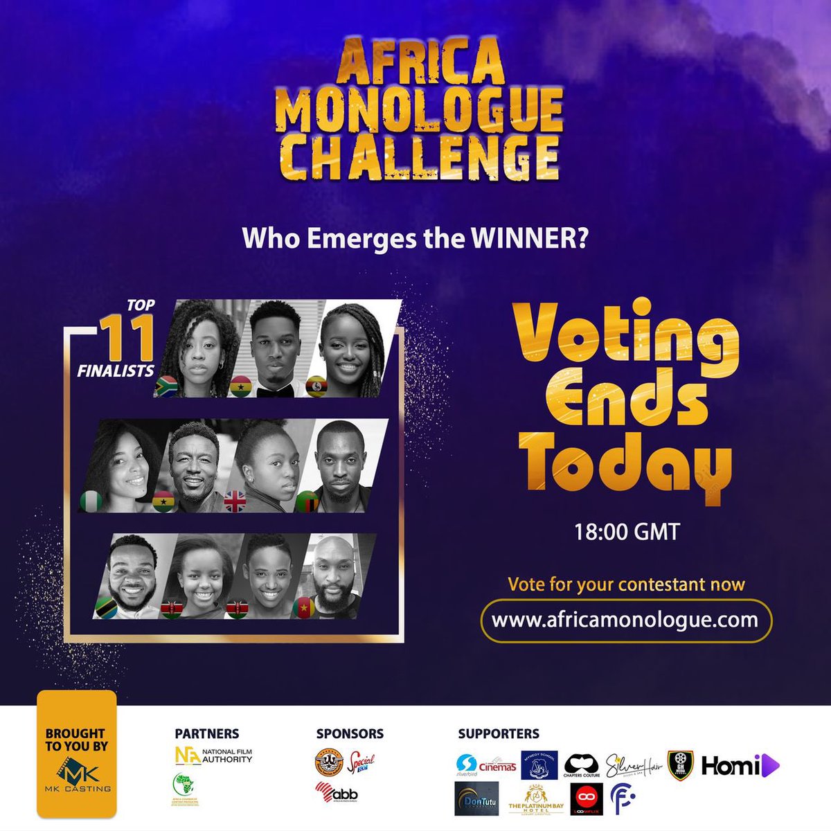 The final lap🥳❤️🇺🇬 Thank you Uganda❤️ To cast your final vote, please click the link africamonologue.com

A huge shoutout to @mtnug for keeping me connected away from home.🥹 #Everywhereyougo