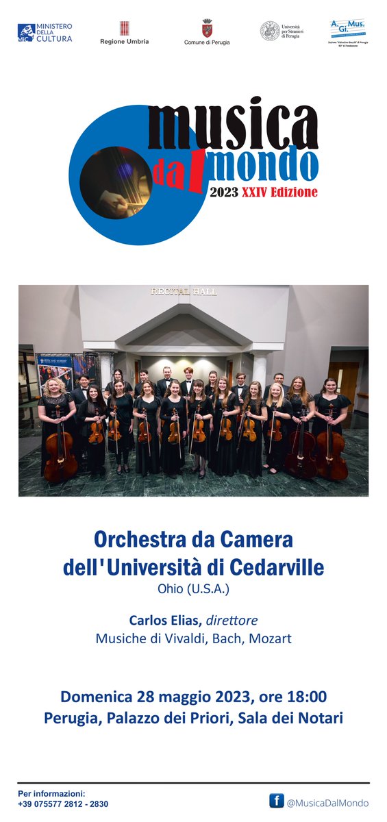 #musicadalmondo2023 - Ingresso libero