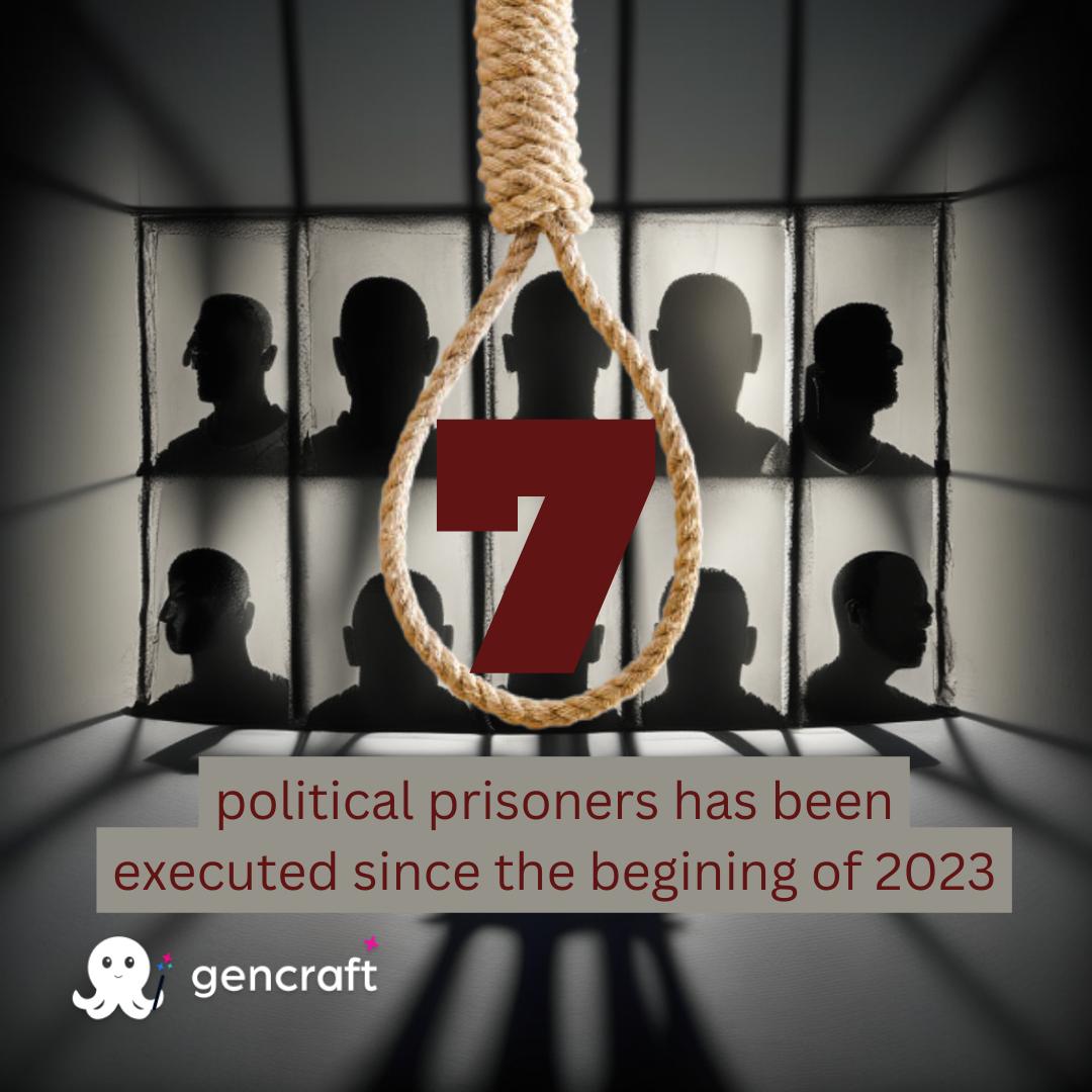 gulfidhr's tweet photo. Since the beginning of 2023, the #Saudi authorities have executed 7 prisoners of conscience without warning or notifying their families. However, the families were informed by the statements of the Ministry of Interior, during which the #DeathSentence were announced. https://t.co/XJ9O1h2T4r
